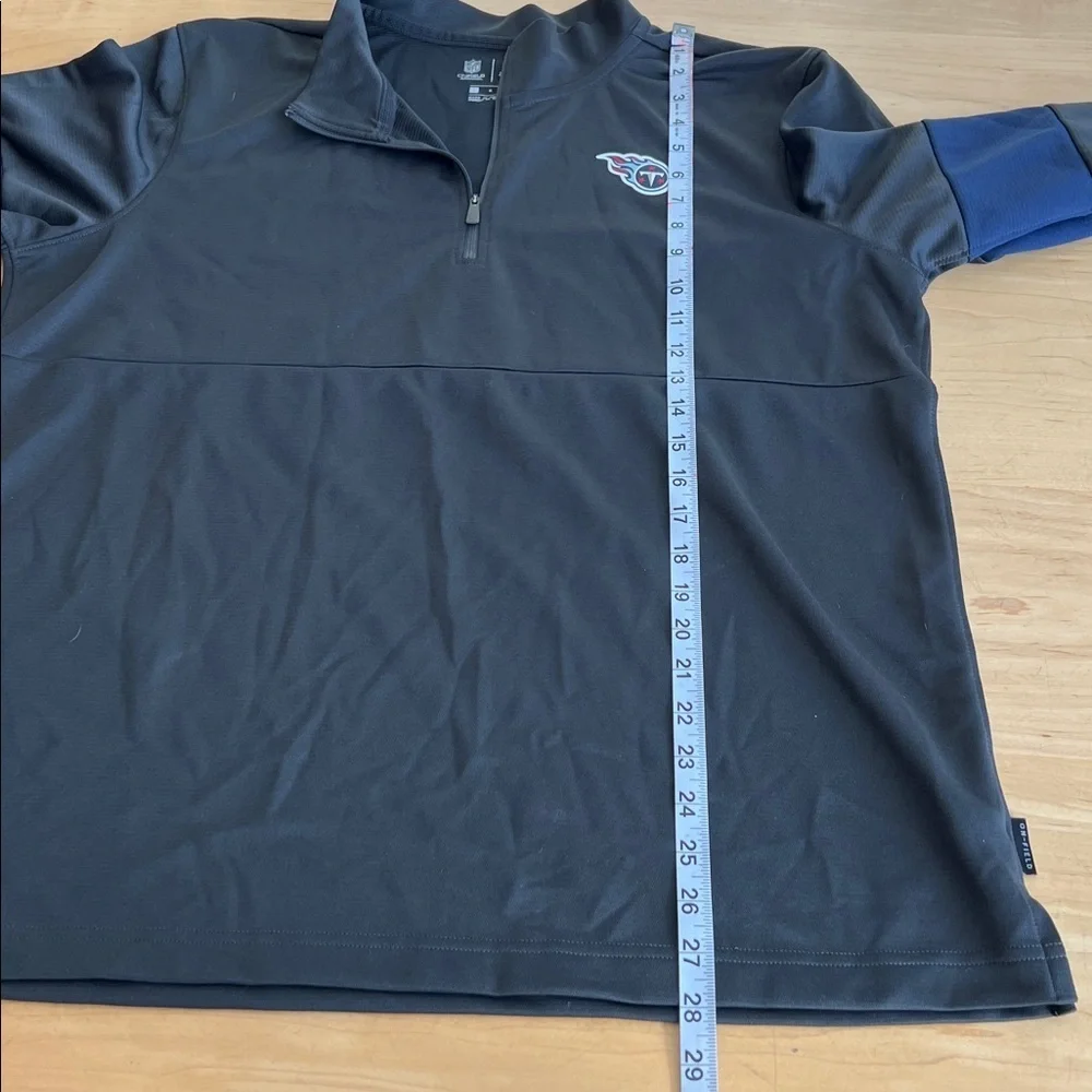 Nike Men's Tennessee Titans on field 1/4 zip pullover